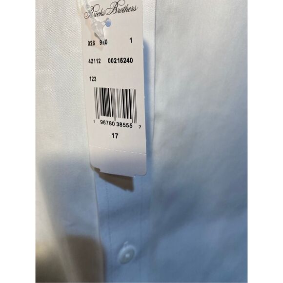 NWT Brooks brothers men’s united pilot uniform button up shirt, size 17 - Picture 5 of 6